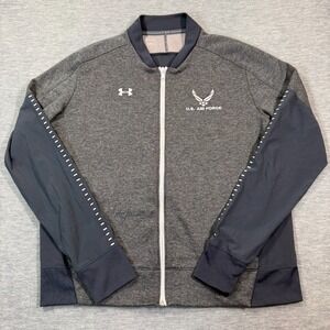 Under Armour Jacket Women Extra Large Loose Cold gear U.S Air Force‎ Zip Pockets